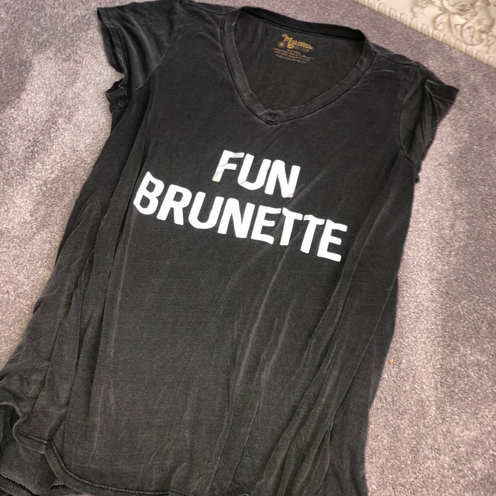 SMYM TUNIC TEE FUN BRUNETTE SZ S